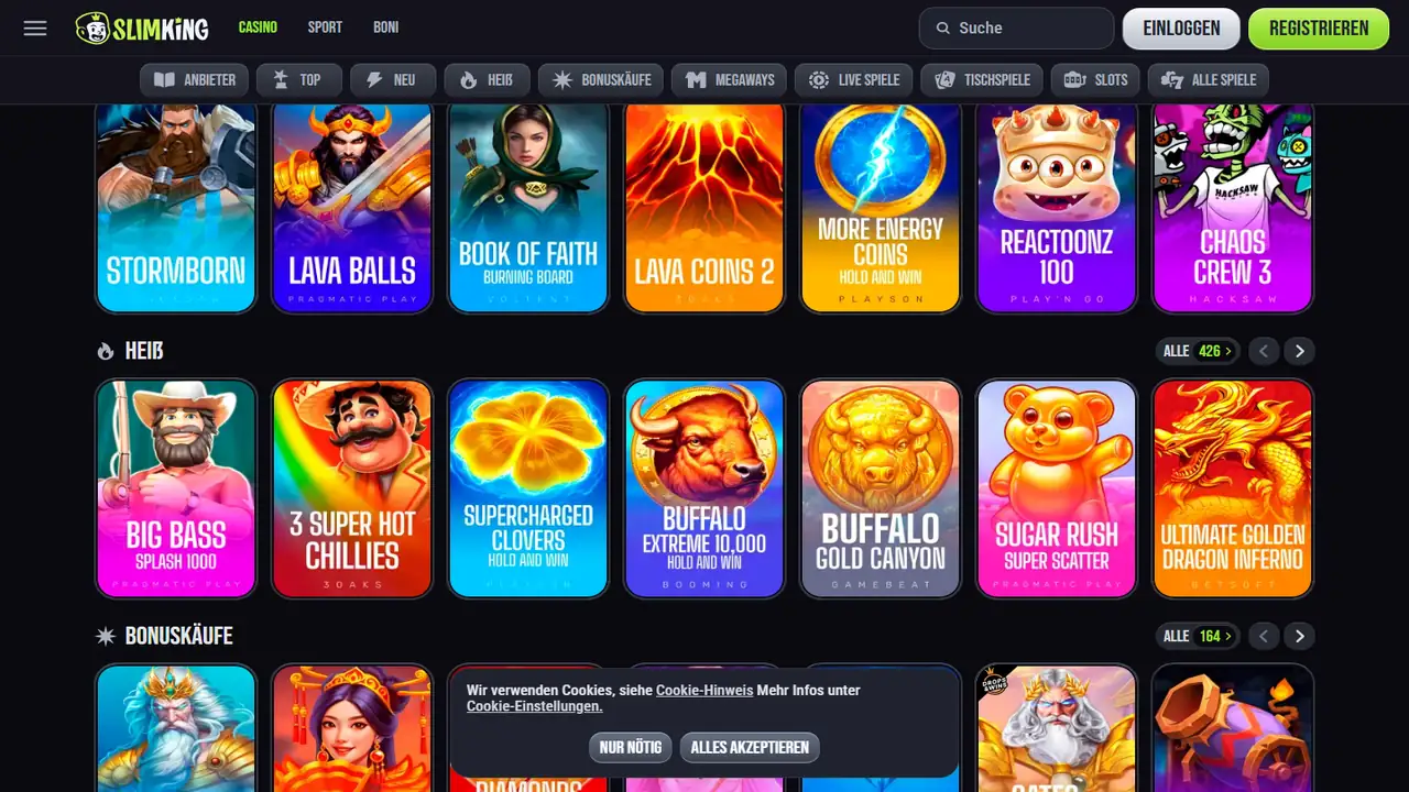 Slimking Casino Lobby