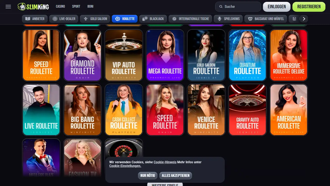 Slimking Roulette