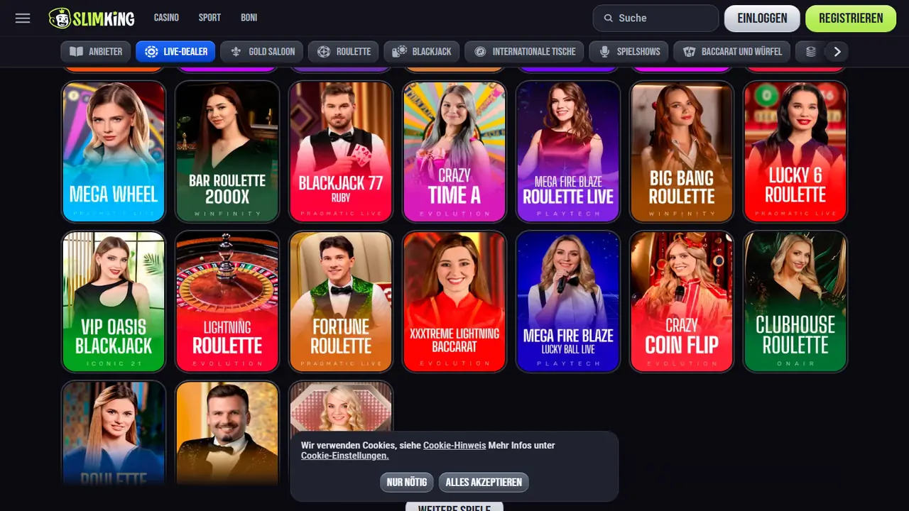 Slimking Top-Live-Casino